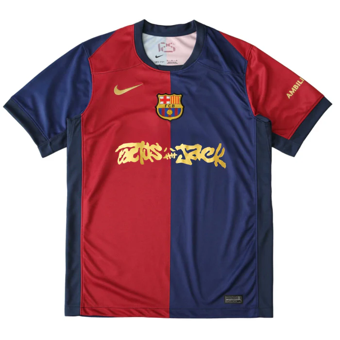 Camisa Barcelona Home x Travis Scott 24/25
