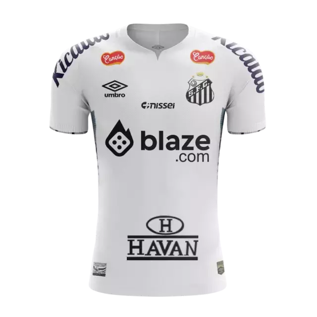 Camisa Santos I 24/25 - Torcedor Umbro Masculina - Todos os Patrocínios